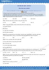 Đề thi giữa kì 2 KHTN 9 Cánh diều - Đề số 2